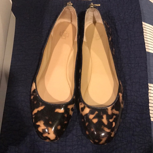 ann taylor leopard flats